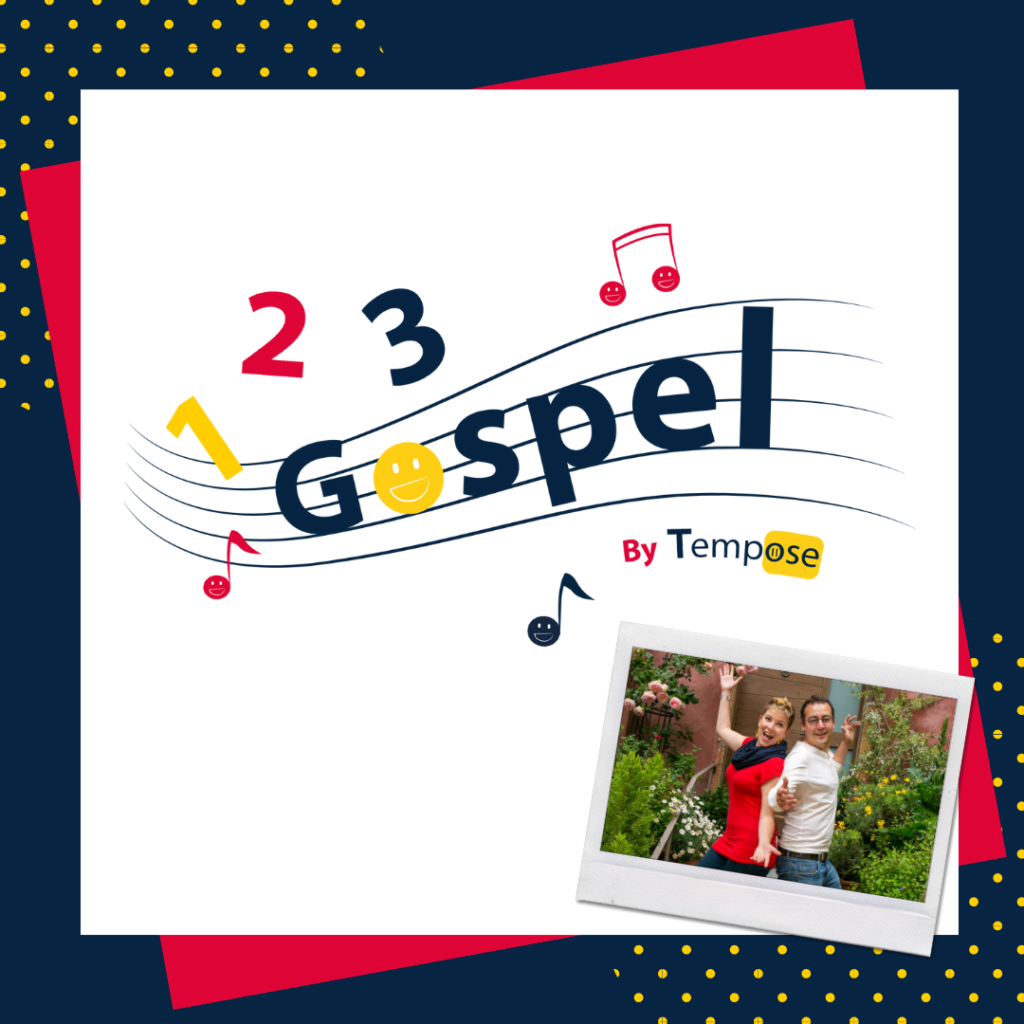 Visuel Logo 1 2 3 Gospel Choeur enfant gospel Lyon